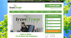 Desktop Screenshot of irontreeservice.com